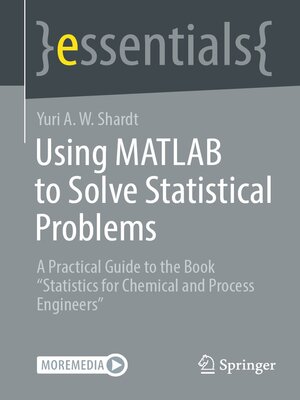 cover image of Using MATLAB to Solve Statistical Problems